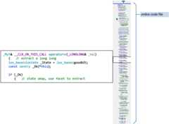 Using Scroll Bar Map Mode to view your code file at a glance