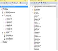 Solution Explorer window