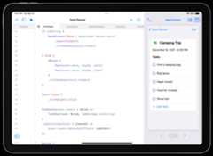 iPad using Swift Playground.