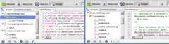 WebKit Devtools example of source maps on and source maps off.