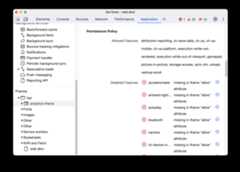 The Permissions Policy section.