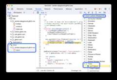 The Debugger paused on a service worker's event.