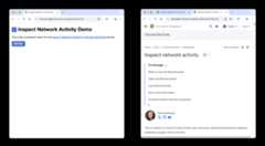 The demo in one window and this tutorial in a different window.