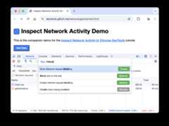 The 'Show Request Blocking' option.