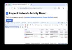 The Search tab to the left of the Network log.