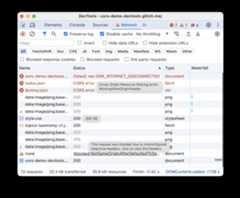 Different values in the Status column.