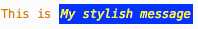 Styled Text in Firefox console