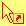 wide arrow pointing up and to the left partially obscuring a smaller folder icon with a curved arrow pointing up and to the right