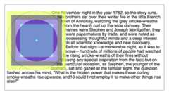 An image showing a circle inspected with the Firefox DevTools Shape Inspector. The different parts of the box model are highlighted.