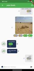 Flutter Chat code sample, chat