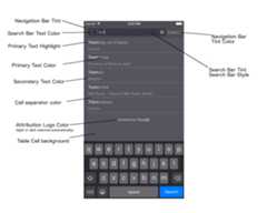 Autocomplete UI control colors