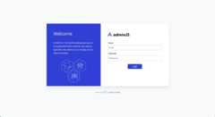adminjs login画面