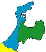 明治16年以降の県境