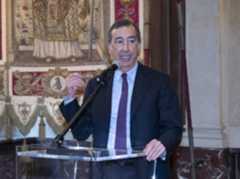 Foto Alessandro Cimma/LaPresse 26-01-2024 Milano, Italia. Palazzo Marino, Incontro con le scuole con studenti e studentesse organizzato da ANPI ANED e UCEI con Sindaco Sala. Photo Alessandro Cimma/LaPresse 01-26-2024 Milan, Italy. Palazzo Marino, Meeting with schools with male and female students organized by ANPI ANED and UCEI with Mayor Sala. Giuseppe Sala - Foto Alessandro Cimma/LaPresse 26-01-2024 Milano, Italia. Palazzo Marino, Incontro con le scuole con studenti e studentesse organizzato da ANPI ANED e UCEI con Sindaco Sala. Photo Alessandro Cimma/LaPresse 01-26-2024 Milan, Italy. Palazzo Marino, Meeting with schools with male and female students organized by ANPI ANED and UCEI with Mayor Sala. - fotografo: Alessandro Cimma