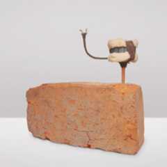 A brick with a listening device