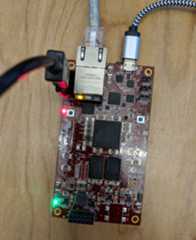 FreeRTOS evaluation board with connectivity options.
