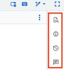 Toolbar adjacent to the notebook.