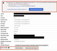 The job information tab.