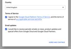 Items on the BigQuery sandbox welcome page.