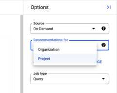Slot estimator on-demandoptions