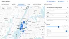 Visualization of bike station locations.