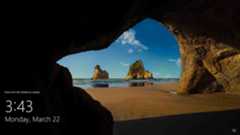 Login screen for Windows Server 2016 Datacenter.