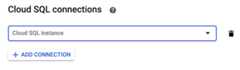 Add a Cloud SQL connection