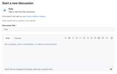 Screenshot of the page to start a new poll.