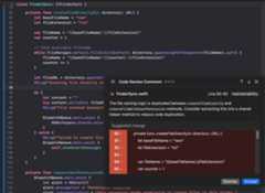 Screenshot of a Copilot code review review comment.