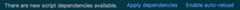 Reload script dependencies