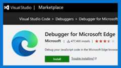 VS Marketplace Edge Debugger extension
