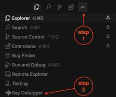 Ray Debugger Extension Step 1