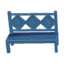 blue bench