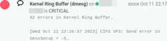 dmesg