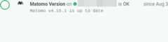 matomo-version