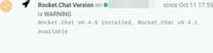 rocketchat-version