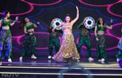 Mallika's electrifying dance performance lit up the stage with energy and grace. She led the troupe with captivating moves, synchronised formations, and unmatched confidence. The vibrant background visuals and dynamic choreography made the performance a showstopper.