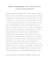 The Influence of Declining Homophobia on Men's Gender in the United States: An Argument for the Study of Homohysteria Thumbnail