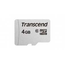 Карта памяти Transcend 300S micro SDHC Card U1 UHS-I 4GB (20Mb/s. 200x), class 10 U1 без адаптера