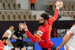 Rubén Marchán, ante Túnez.