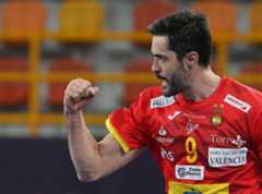 Raúl Entrerríos, en un partido de este Mundial.