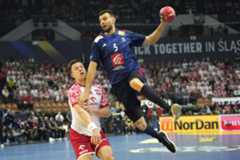 Remili, durante el Francia-Polonia de este miércoles.