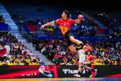 Cikusa, durante el partido contra Japón en Oslo.