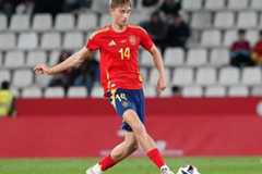 Dean Huijsen, con la sub'21 española.