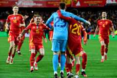 Los españoles celebran el pase a la Final Four.