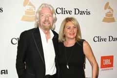 Richard Branson with his wife Joan Templeman, in a 2016 image.
