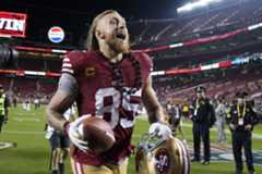 George Kittle, tight end de los 49ers.