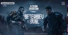 Cartel de promoción del combate de este sábado entre Beterbiev y Bivol.