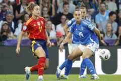 Imagen del España-Italia en octavos de final.