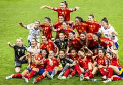 Las jugadoras celebran la clasificación a semifinales.
